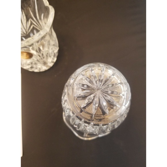 Princess House 837 Two Lead Crystal Votives NIB Retired 1998 - Picture 4 of 8